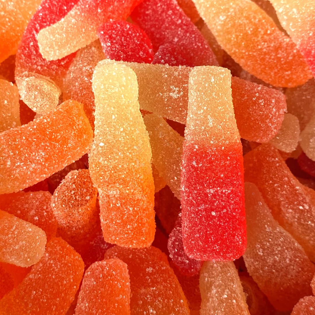 Sour Strawberry and Orange Bottles