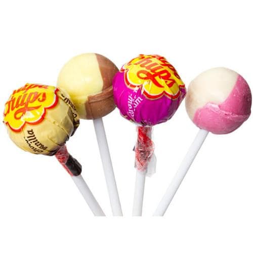 Chocolate Vanilla & Strawberry Cream Lollipops