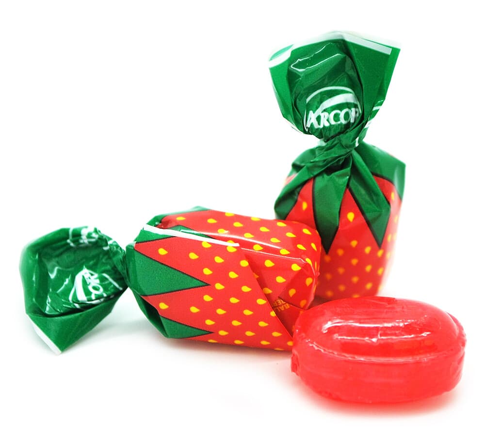 Strawberry Filled Hard Candies