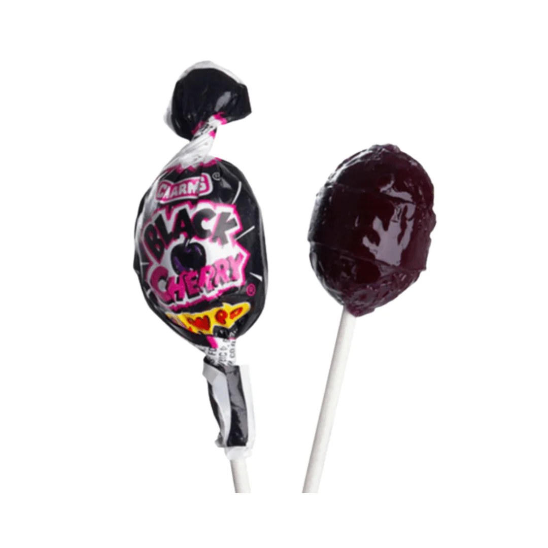 Black Cherry Lollipops